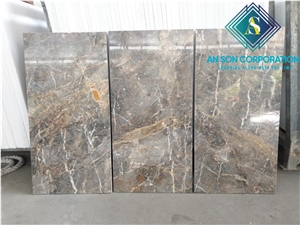 Polished Golden Coffee Tile Marble