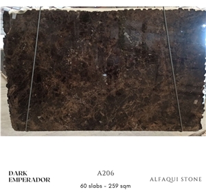 Dark Emperador Marble Polished Slabs