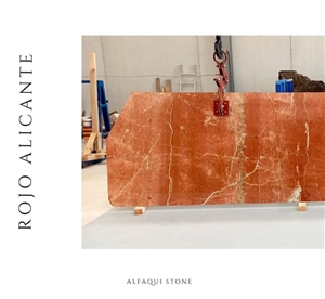 ROJO ALICANTE POLISHED BOOKMATCHED SLABS 2Cm