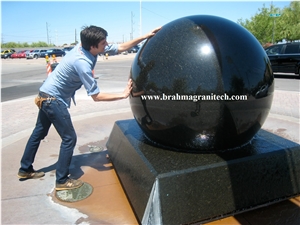 Granite Floating Fountain, Sphere Fountain, Granite Globes