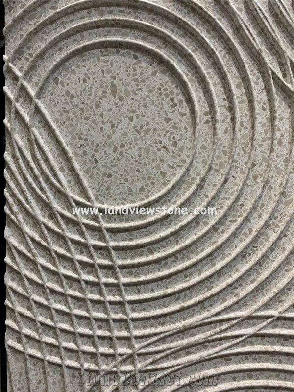 3D Terrazzo Decoration Wall Tiles Worktops