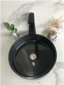 Black With White Marble Chippings Black Terrazzo Slabs