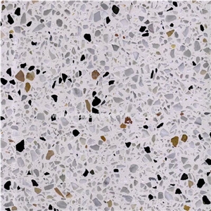 Blue Terrazzo Slab Cement Slab For Benchtop Island Top