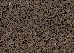 Brown Cement Terrazzo Slabs Tiles 