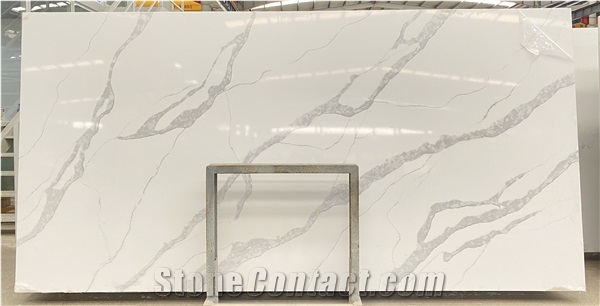 Calacatta Leon Quartz Slabs, Calacatta Quartz Slabs