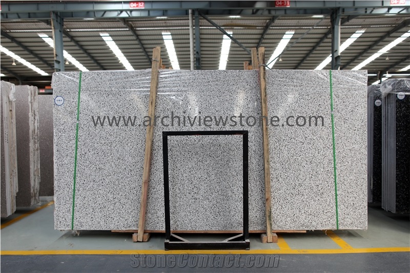 Colourful Cement Precast Terrazzo Slabs Cement Tiles