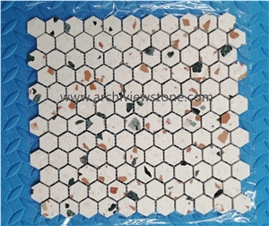 Colourful Cement Terrazzo Wall Floor Mosaic Tiles
