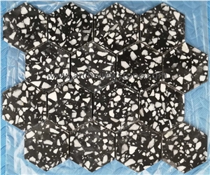 Customized Irregular Shape Cement Terrazzo Mosaic Tiles