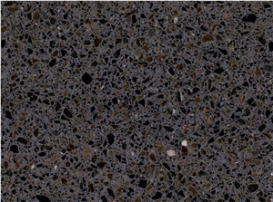 Fuscous Cement Terrazzo Floor Tile