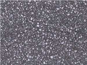 Italy Grey Dark Grey Terrazzo Slab Cement Tiles