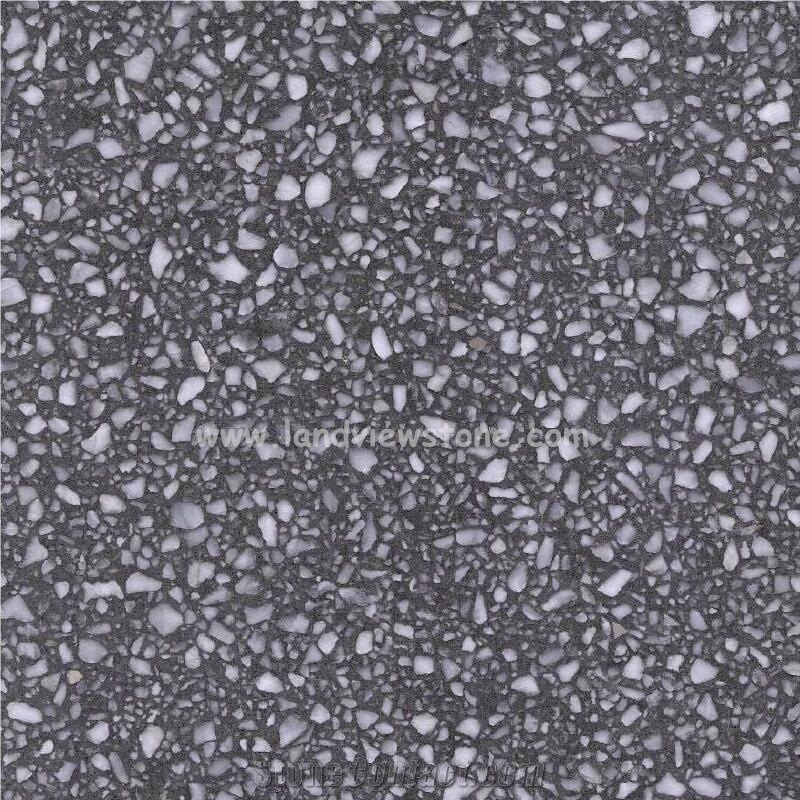 Light Grey Terrazzo Slab Floor Paving Wall  Tile