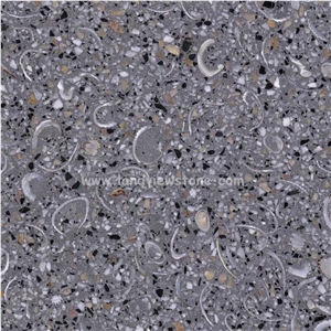Light Grey Terrazzo Slab Floor Paving Wall  Tile