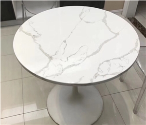 Quartz Coffee Top, Quartz Round Cafe Table Top
