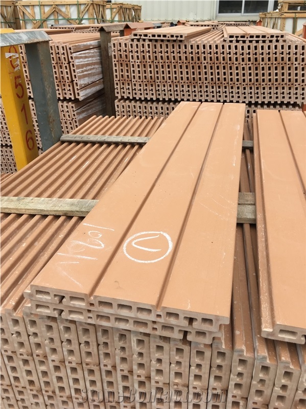 Red Terracotta Wall Cladding, Terracotta Tiles