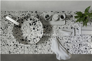 Terrazzo Vanity, Bathroom Vanity Units, Cheap Cement Top