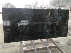 Labradorite Blue Granite Table Top Lemurian Blue Table Top