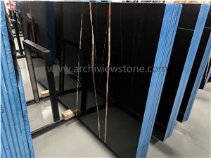 Sahara Noir Marble Laurent Black Sahara Marble Slab