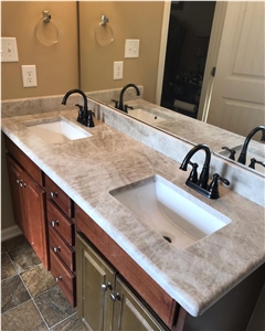 Taj Mahal Quartzite Bath Vanity Top