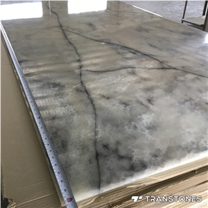 Alabaster Resin Stone Artificial Marble For Wall Decor