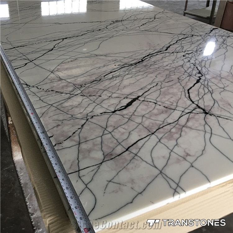 Alabaster Resin Stone Artificial Marble For Wall Decor