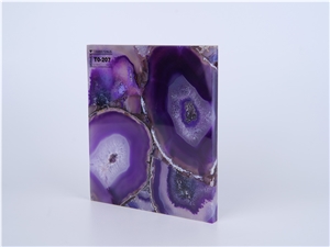 Backlit Large Agate Tile Sheet Purple Agate Stone Slab