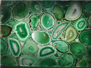Translucent Polished Agate Slice Natural Agate Wall Panel