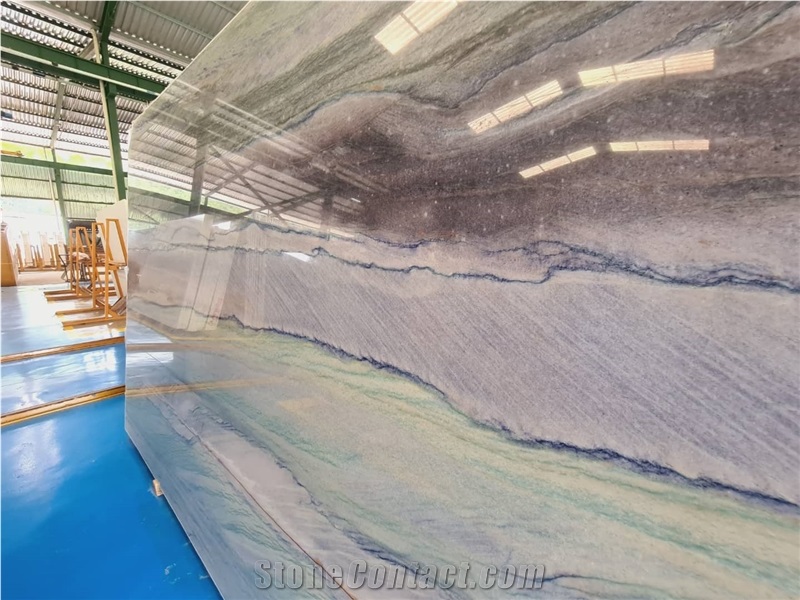 Imperial Blue Quartzite Slabs