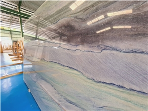 Imperial Blue Quartzite Slabs