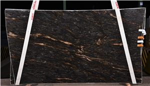 Kosmuz Granite Slabs, Cosmic Black