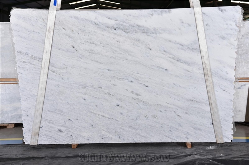 Shadow White Marble Blocks - Slabs
