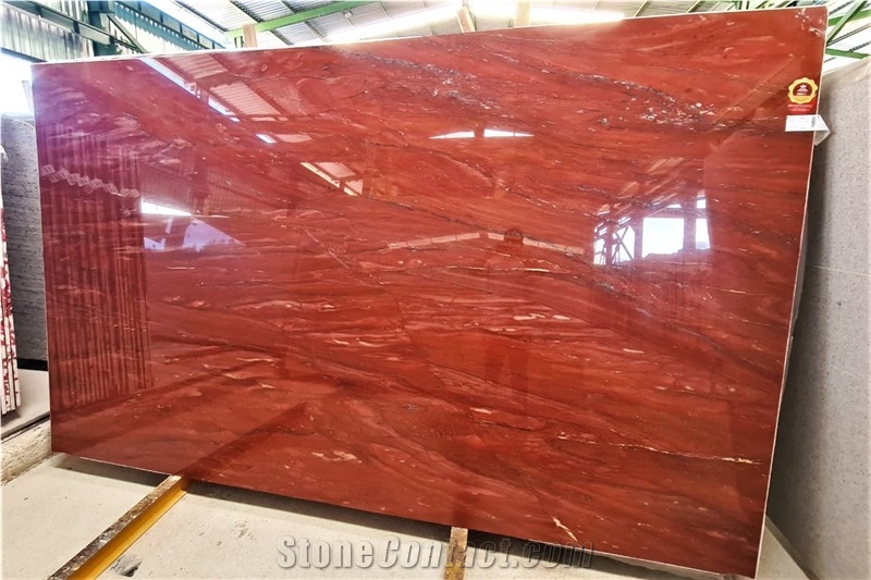 Xango Red Quartzite Blocks-Slabs