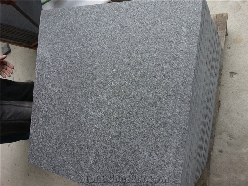  G684 Pearl Black Basalt Paving Stones Flooring Walling Tile
