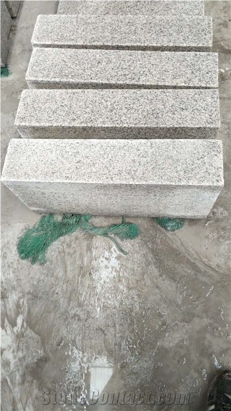 Natural And High Quality G681 Flamed Sawn Road Curbstone