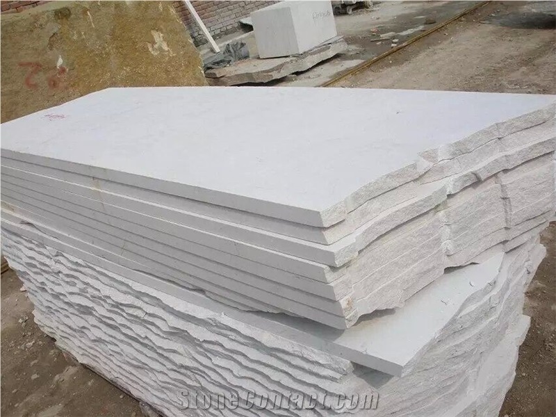 White Sandstone Paving Tiles & Slabs For Inner Decoration 