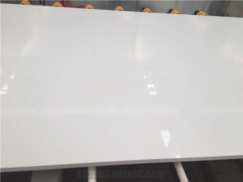 White Artificial Stone Big Slabs 300X160x1.8Cm