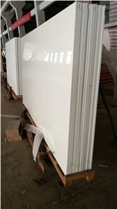 White Artificial Stone Big Slabs 300X160x1.8Cm