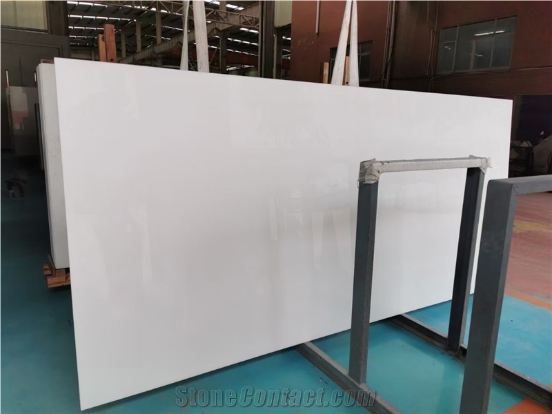 China White Nano Glass Crystallized Artificial Stone