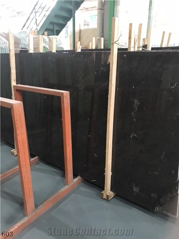 Cosmic Black Granite Slab Wall Tile In China Stone Market