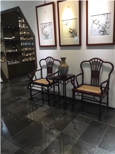 Cosmic Black Granite Slab Wall Tile In China Stone Market
