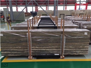 Dark Blue Travertine Slab Wall Tile In China Stone Market