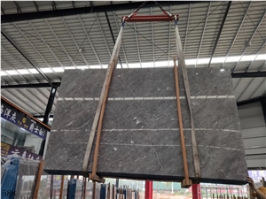 Italy Ocean Grigio Slab Tile Fossil In China Stone Market
