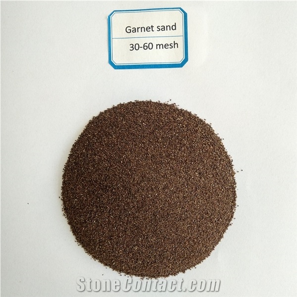 Sandblasting Abrasive Media Almandine Garnet Sand 30/60 Mesh