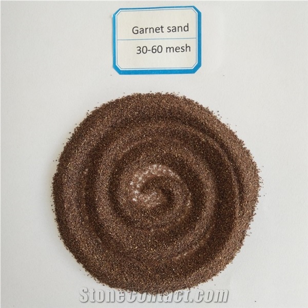 Sandblasting Abrasive Media Almandine Garnet Sand 30/60 Mesh
