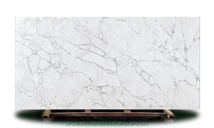 Artificial Quartz Slab For Quartz Kitchen Island Counter Top