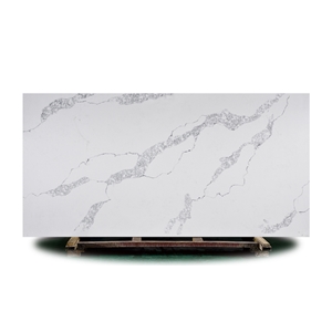 Artificial Stone Calacatta Quartz Kitchen Island Countertops