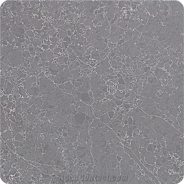 Calacatta Artificial Marble Stone Quartz Slab For Bar Top 