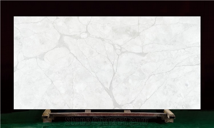 Calacatta Countertop Quartz Stone Kitchen Countertop