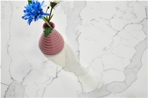 Calacatta White  Artificial Marble Quartz Kitchen Countertop