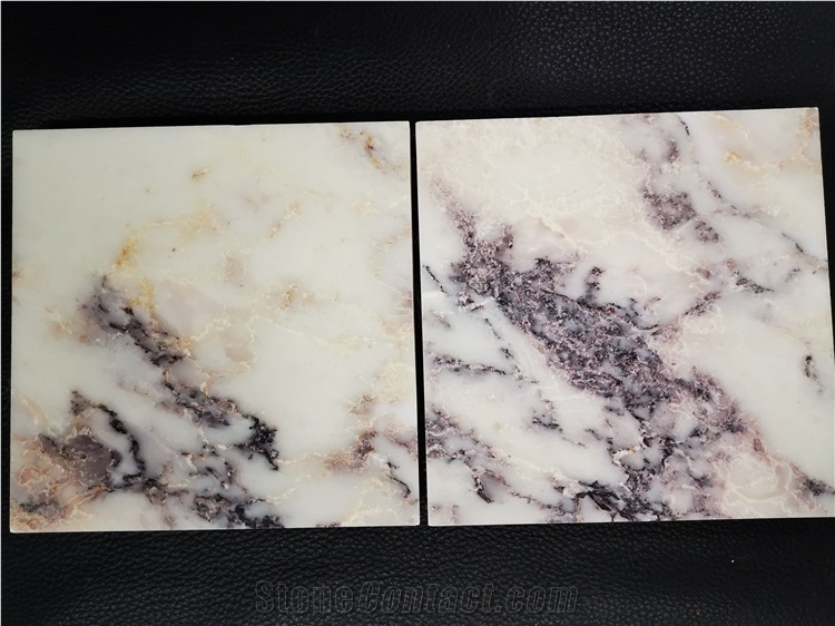 Violet  Marble Stone  Big Marble Slabs And Tiles Custom Size