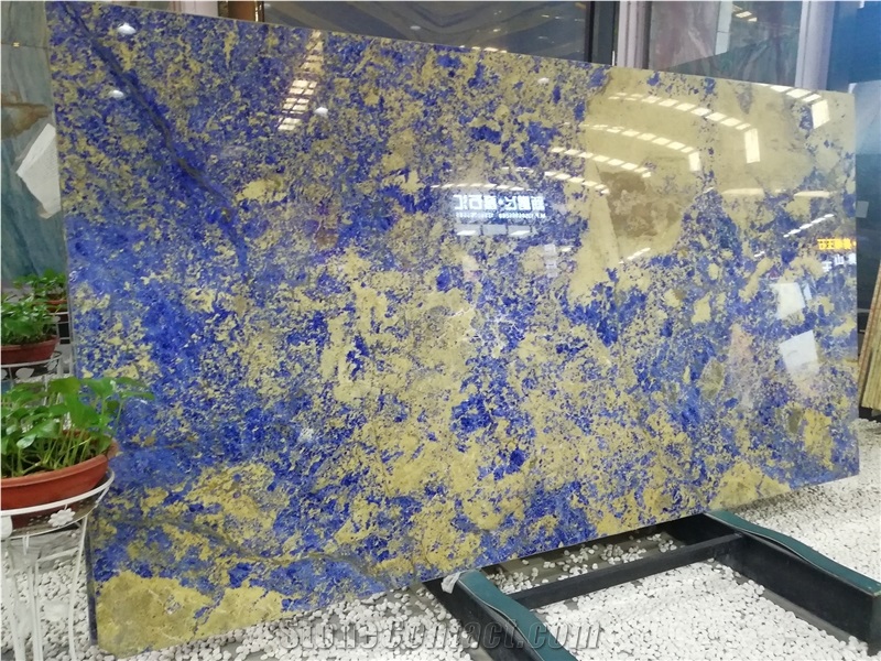 Azul Bahia Granite Round Stone Table Tops